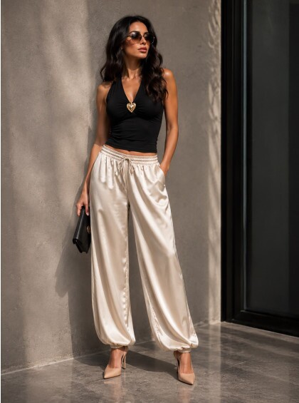 Calça Chocolate Doce Velvet Bege