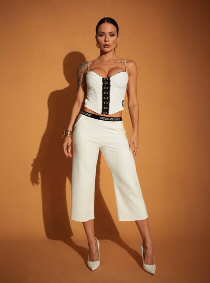Conjunto Chocolate Doce Valentina