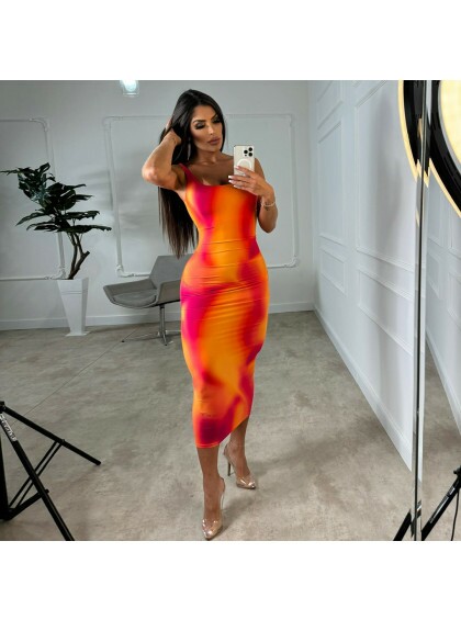 Vestido Chocolate Doce Juliete TieDye