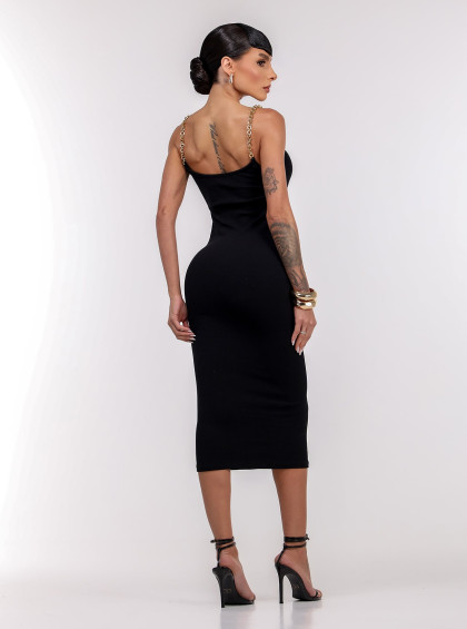 Vestido Chocolate Doce Elite Preto