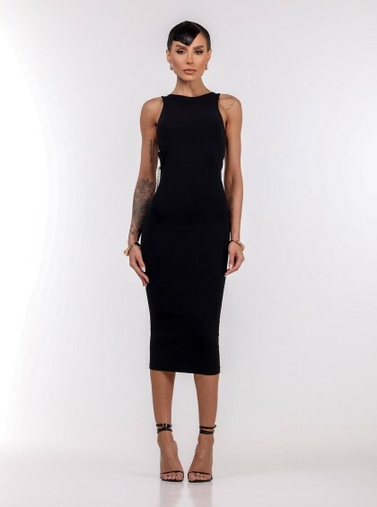 Vestido Chocolate Doce Nobreza preto