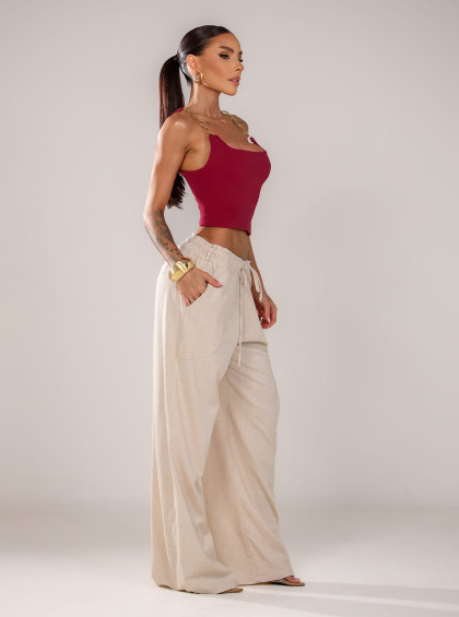 Calça Chocolate Doce Nice Off White