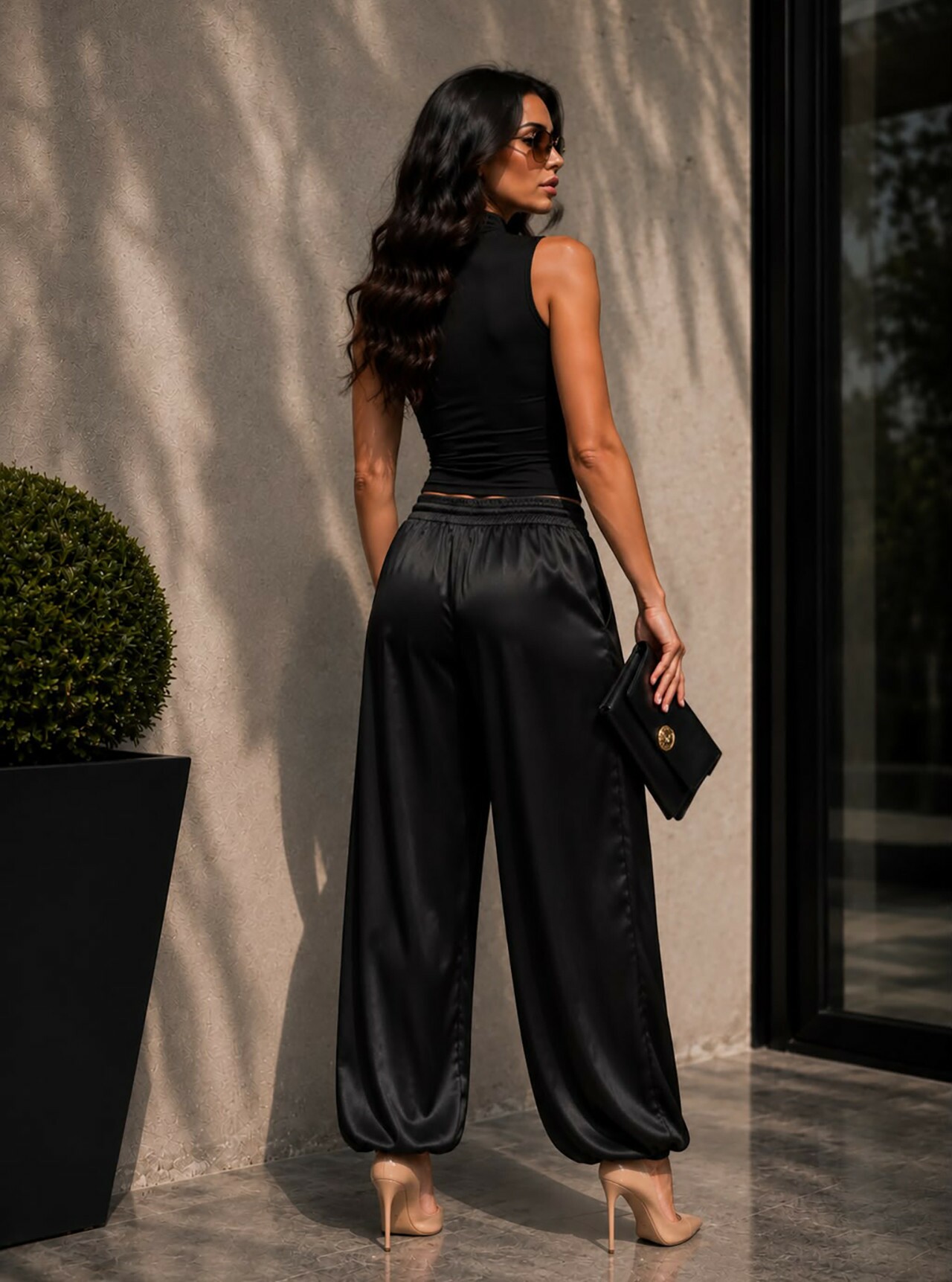 Calça Chocolate Doce Asas Preto