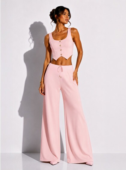 Conjunto Chocolate Doce Leticia Rosa