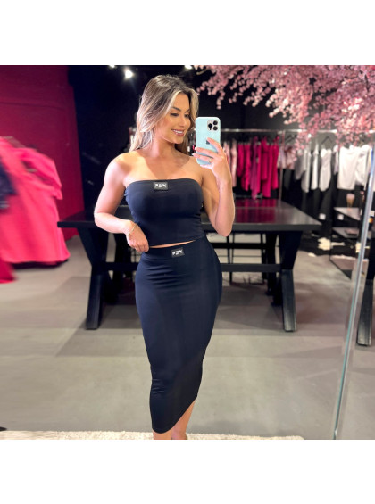Conjunto Chocolate Doce Margo Preto