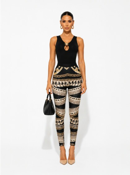 Legging Chocolate Doce Estampada