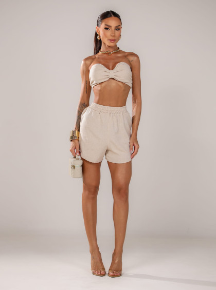 Shorts Chocolate Doce Bianca Off White