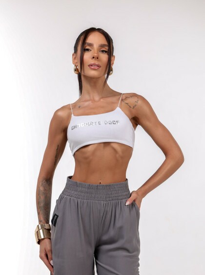 Top Chocolate Doce Joe Branco