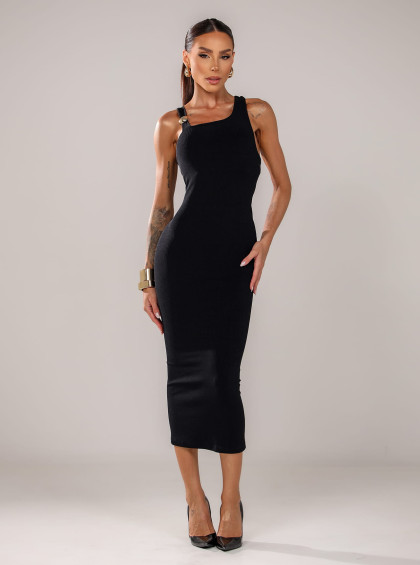 Vestido Chocolate Doce Vertice Preto