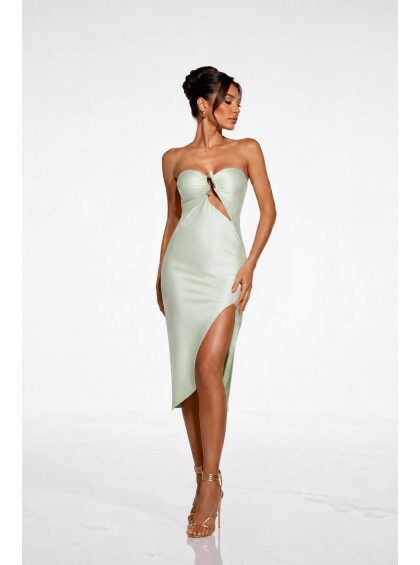 Vestido Chocolate Doce Elegante Verde