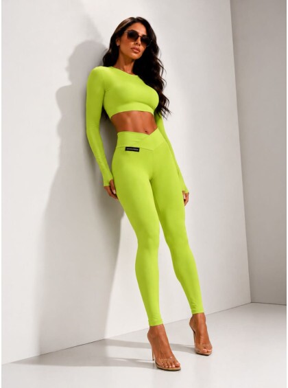 Cropped Chocolate Doce Agape Verde