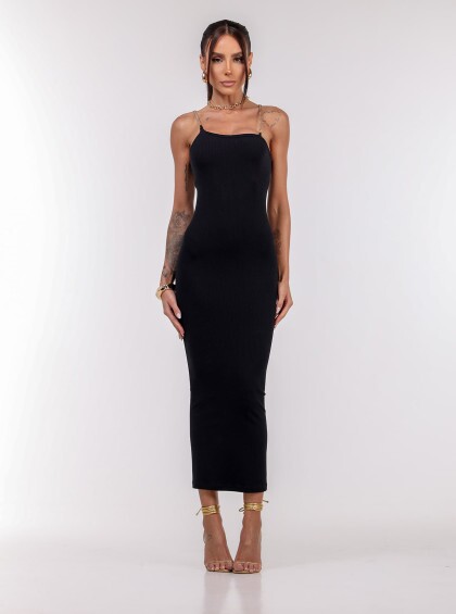 Vestido Chocolate Doce Douree Preto