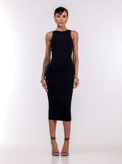 Vestido Chocolate Doce Nobreza preto