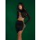 Conjunto Chocolate Doce Velvet Preto