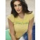 Cropped Chocolate Doce Bruna Amarelo