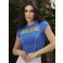 Cropped Chocolate Doce Bruna Azul