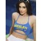 Cropped Chocolate Doce Lorena Azul 