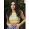 Cropped Chocolate Doce Natascha Amarelo 