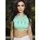 Cropped Chocolate Doce Natascha Verde