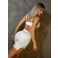 Vestido Chocolate Doce Abigail curto Branco
