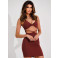 Vestido Chocolate Doce Agnes