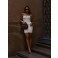 Vestido Chocolate Doce Bianca Brazao Off White