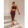 Vestido Chocolate Doce Vertice