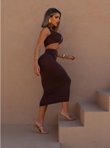 Conjunto Chocolate Doce Avella Chocolate