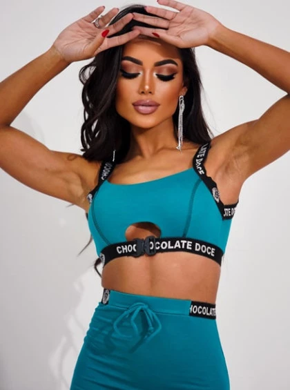 Conjunto Chocolate Doce Alana Verde