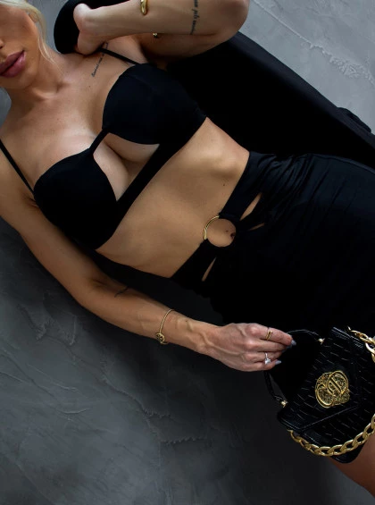 Conjunto Chocolate Doce Luare preto