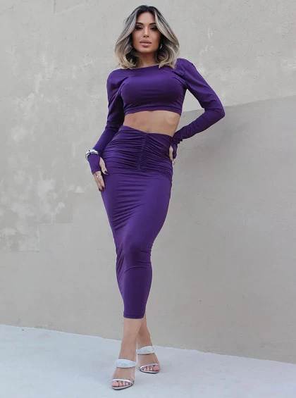 Conjunto Chocolate Doce Sunset Uva