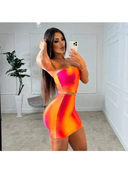 Conjunto Chocolate Doce Zoe Tie-Dye