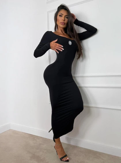 Vestido Chocolate Doce Belle Preto