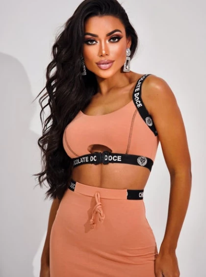 Conjunto Chocolate Doce Alana Nude
