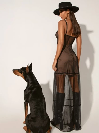 Vestido Chocolate Doce Electra