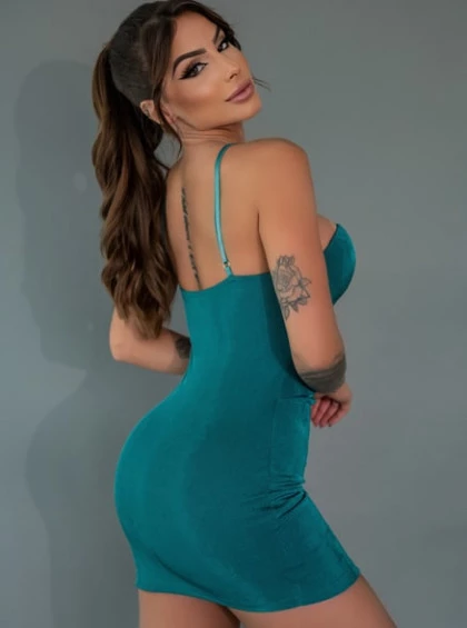 Vestido Chocolate Doce Lary Verde 
