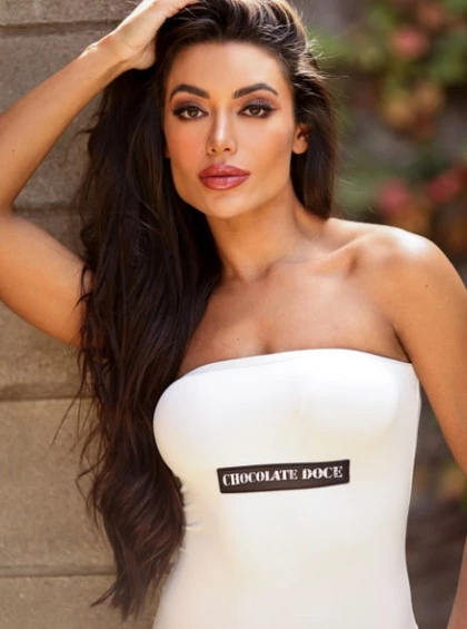 Vestido Chocolate Doce Margo Off White