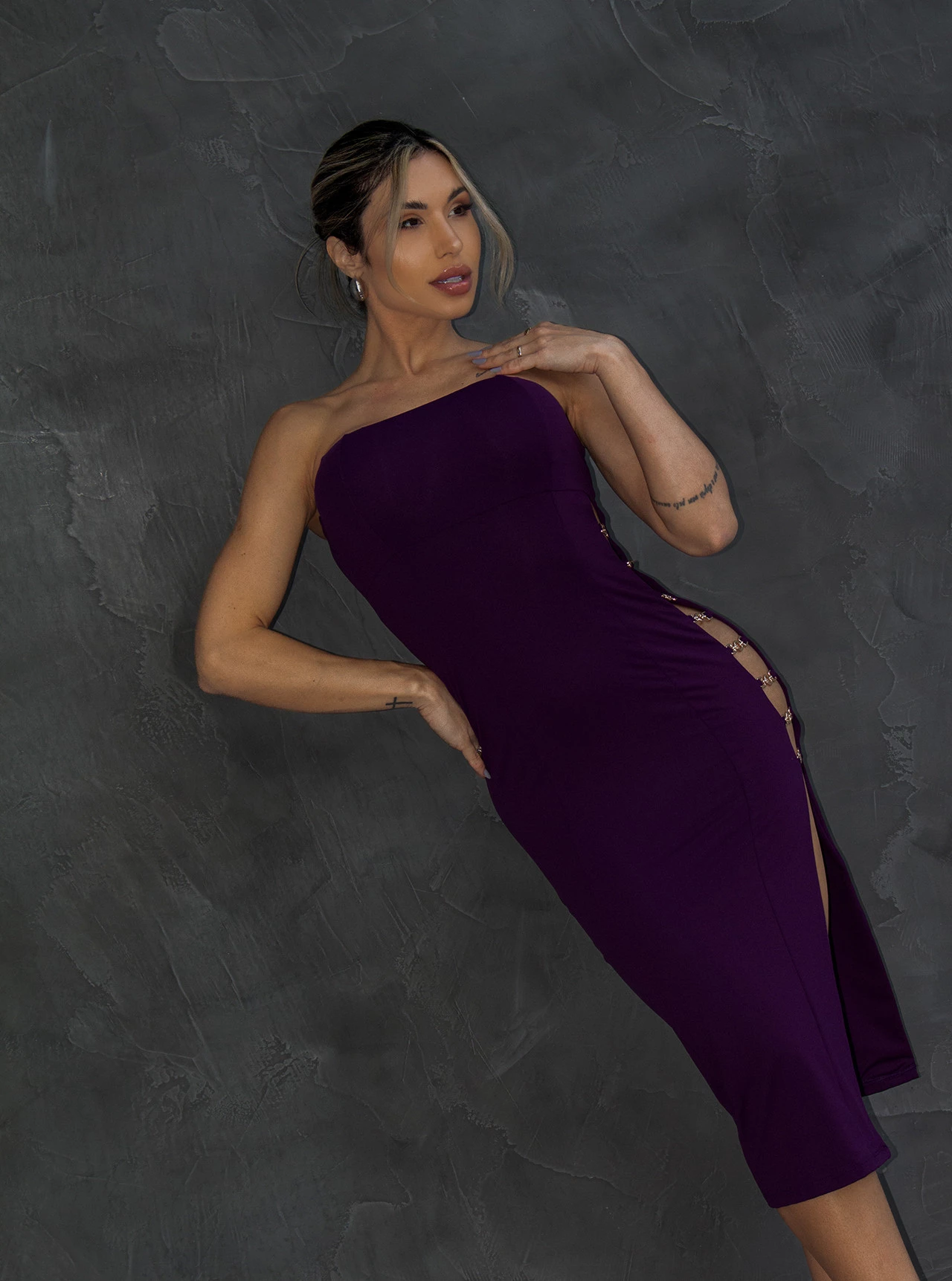 Vestido Chocolate Doce Estiva Uva