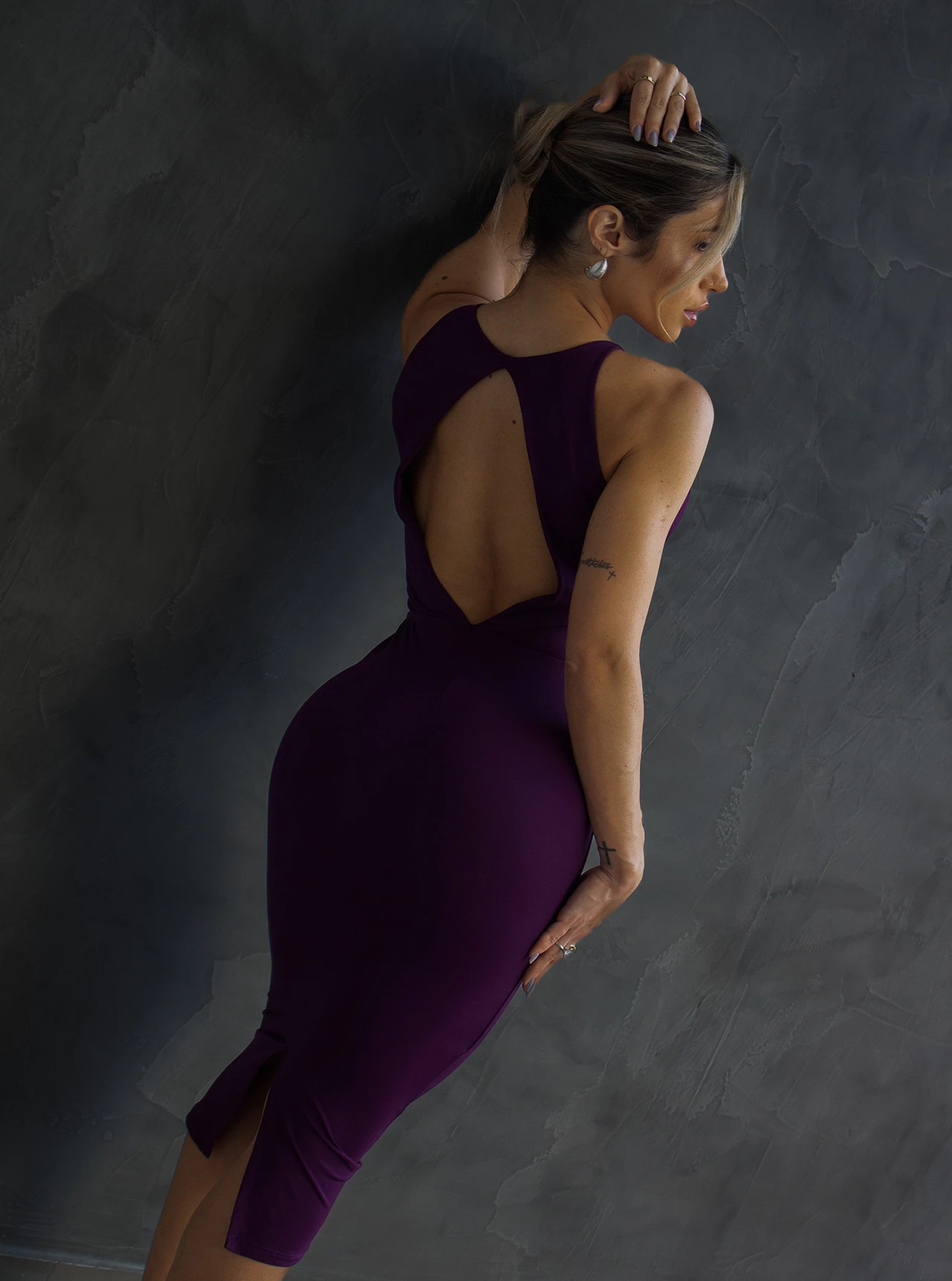 Vestido Chocolate Doce Solare Uva