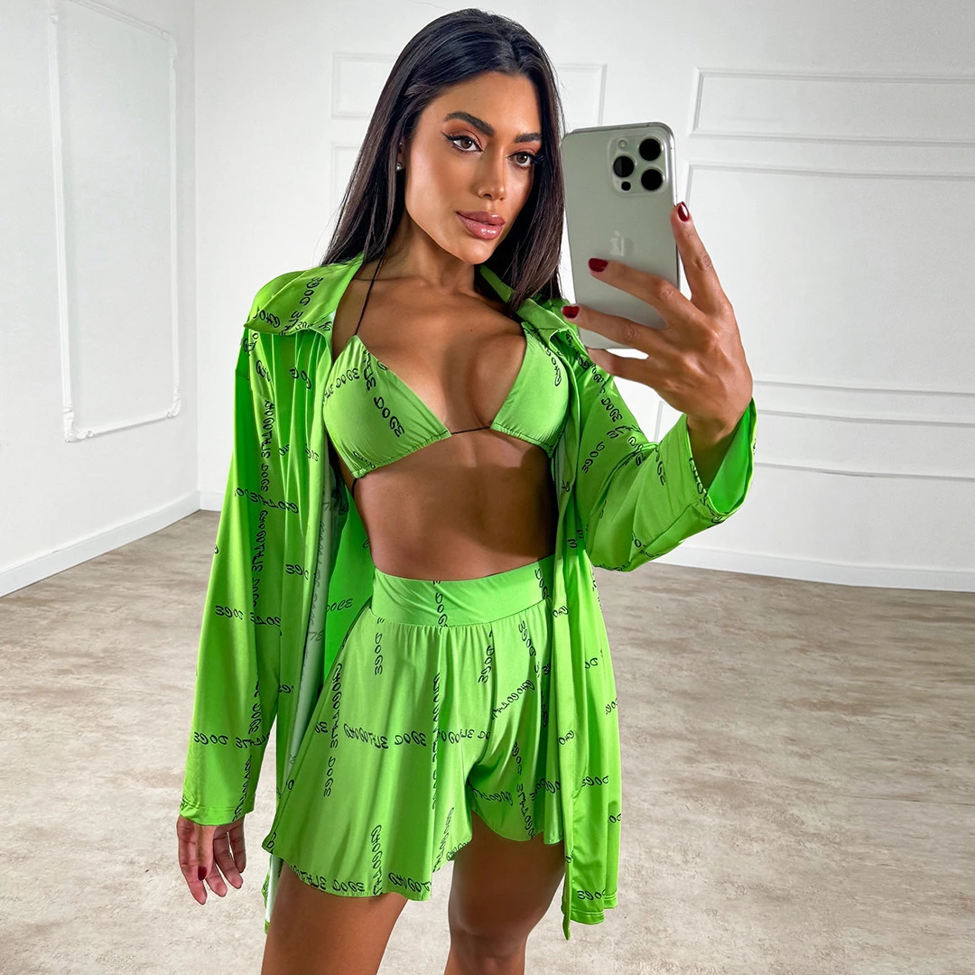 Camisa Chocolate Doce Zoe Verde