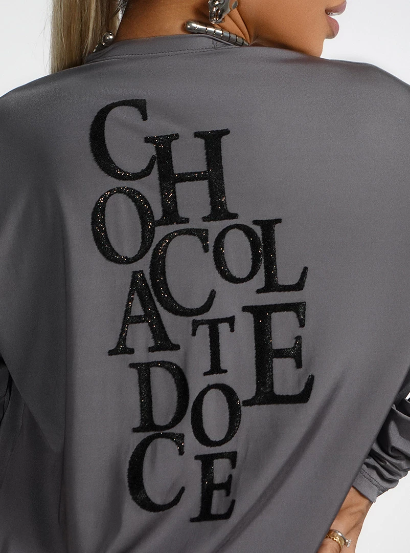 Cardigan Chocolate Doce Cinza
