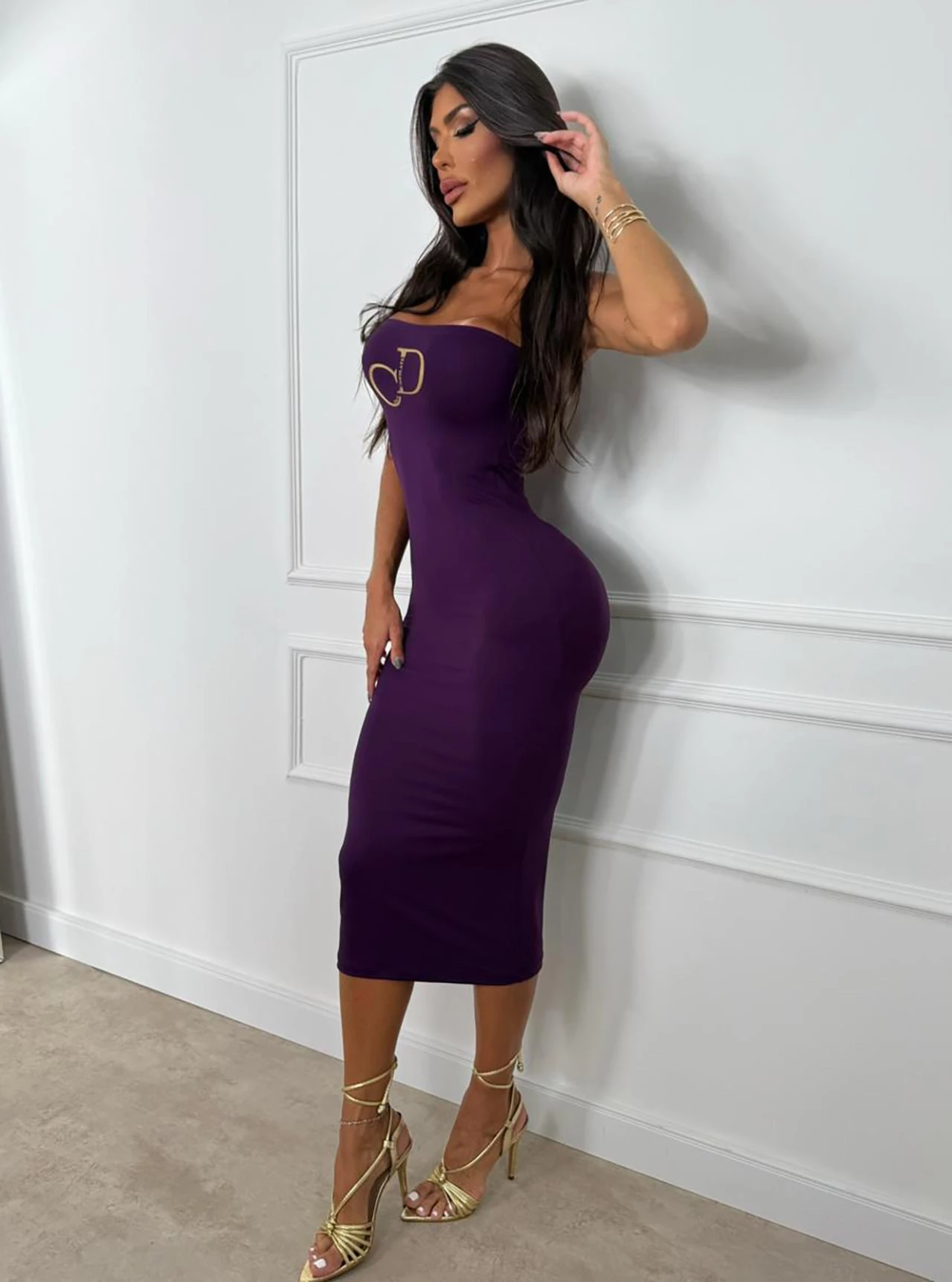 Vestido Chocolate Doce Essenza Uva