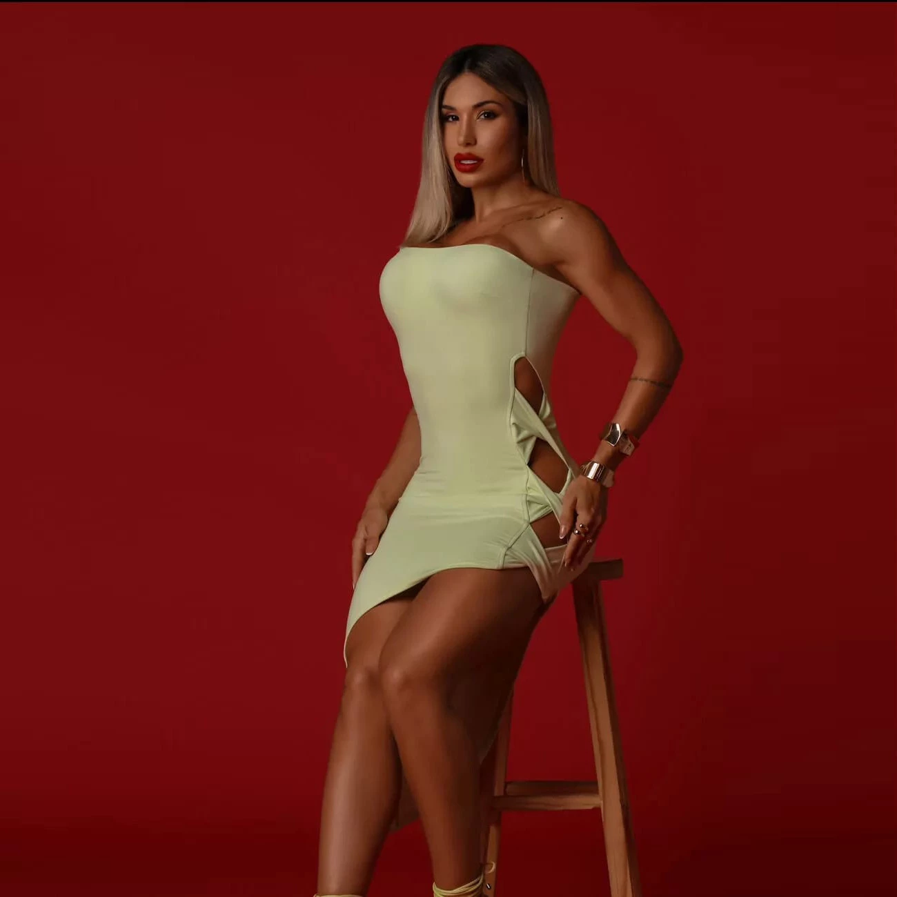Vestido Chocolate Doce Suellen Verde