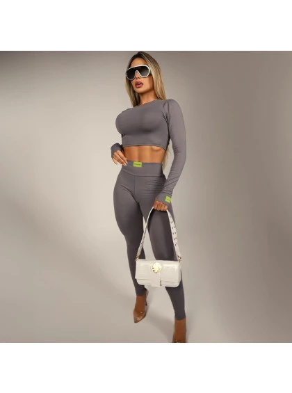 Calça Chocolate Doce Agape Cinza