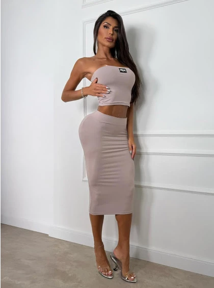 Conjunto Chocolate Doce Margo Nude