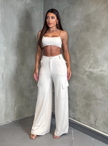 Conjunto Chocolate Doce Off White