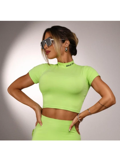 Cropped Chocolate Doce Kiryaki Verde