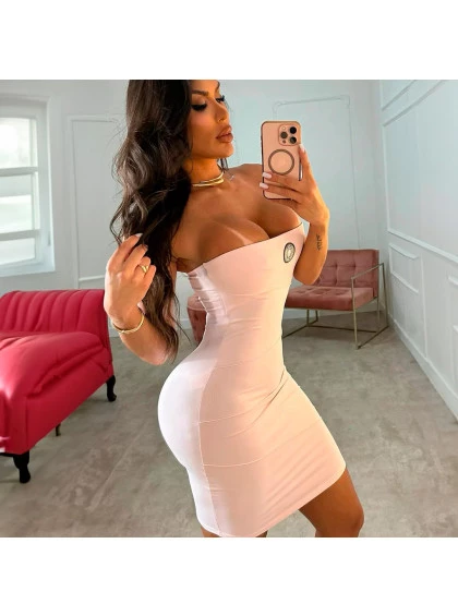 Vestido Chocolate Doce Abigail Rosa