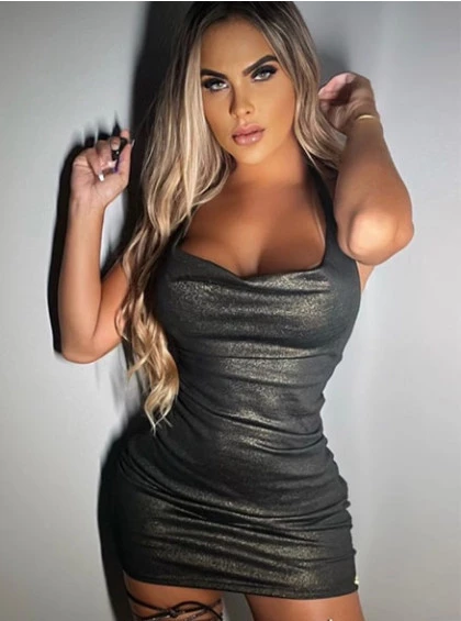 Vestido Chocolate Doce Bryana
