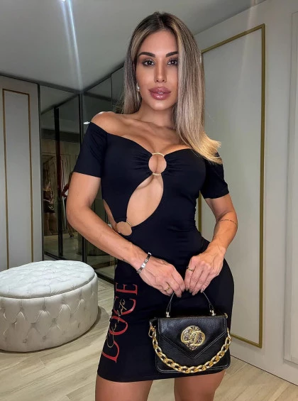 Vestido Chocolate Doce Izara Preto
